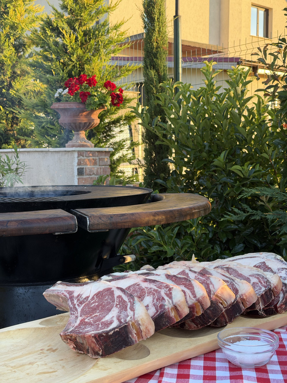 Carne maturată pregătită pentru grătar